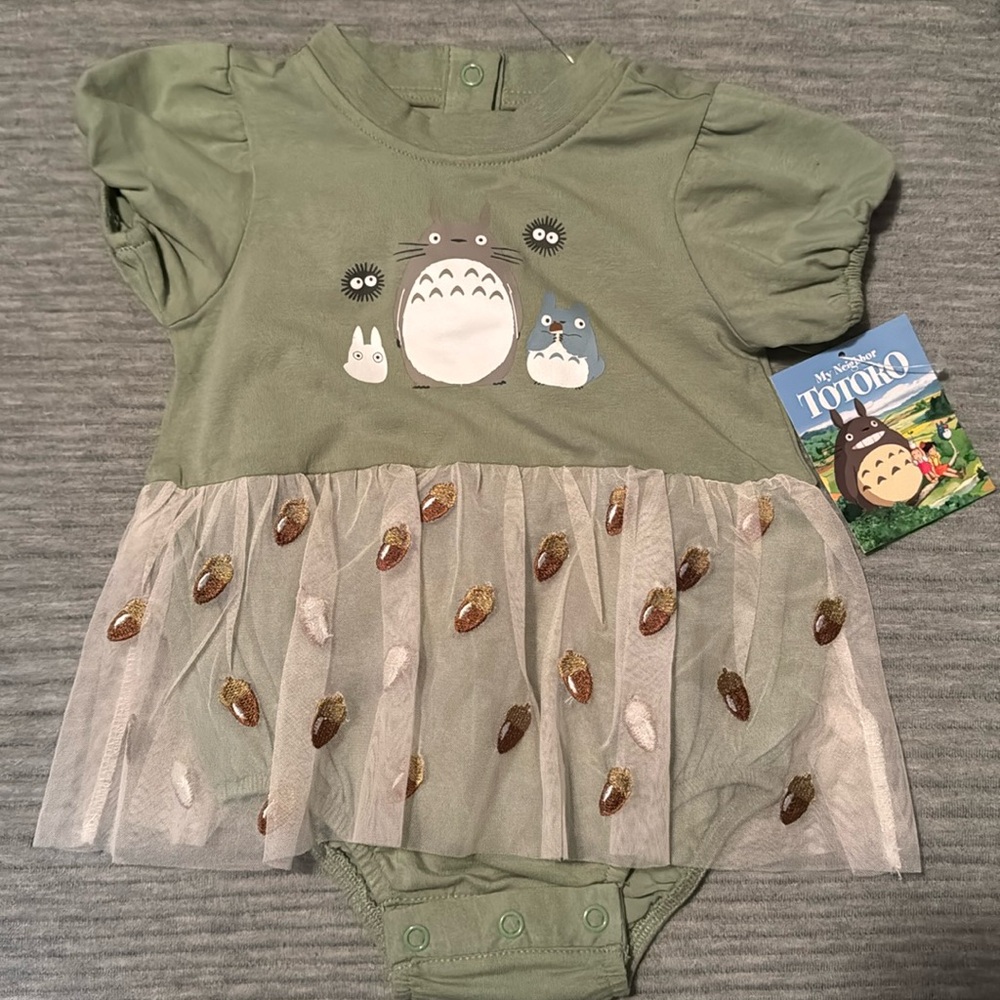 Brand new baby Totoro dress